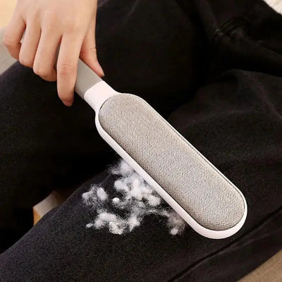 Double-Sided Pet Hair Remover Brush – No Refills Needed