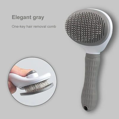 Dog & Cat Hair Remover Brush – Grooming Comb for Long Hair