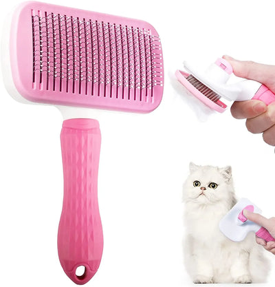 Dog & Cat Hair Remover Brush – Grooming Comb for Long Hair
