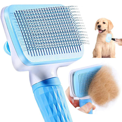 Dog & Cat Hair Remover Brush – Grooming Comb for Long Hair
