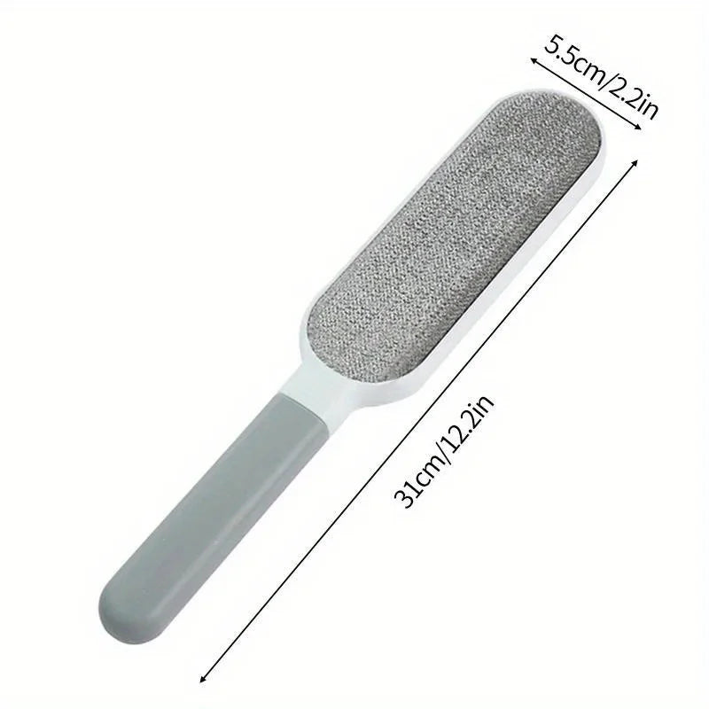 Double-Sided Pet Hair Remover Brush – No Refills Needed