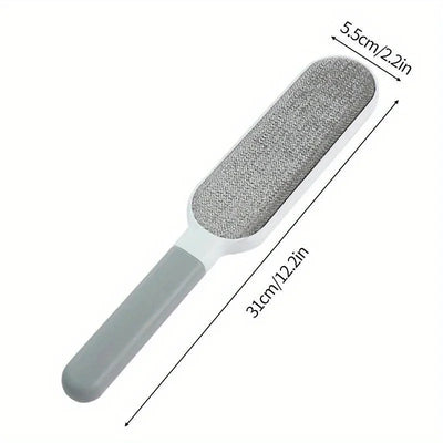 Double-Sided Pet Hair Remover Brush – No Refills Needed