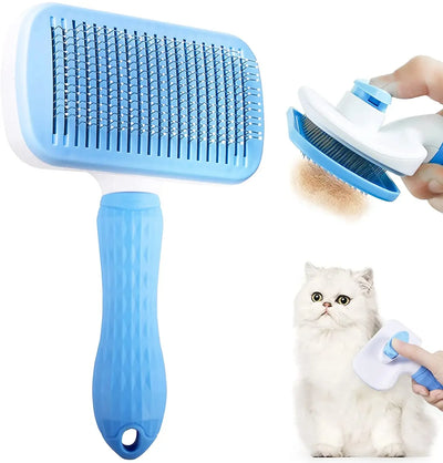 Dog & Cat Hair Remover Brush – Grooming Comb for Long Hair