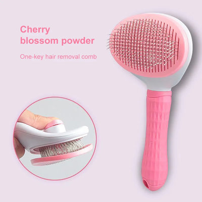 Dog & Cat Hair Remover Brush – Grooming Comb for Long Hair