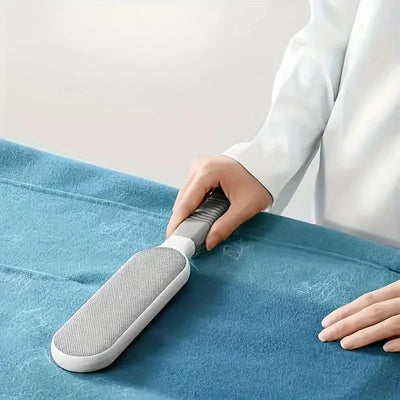 Double-Sided Pet Hair Remover Brush – No Refills Needed